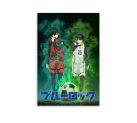 YHZCSCDXY Blue Lock - Póster de anime clásico de sangre caliente para pared, pintura decorativa para dormitorio, 60 x 90 cm, estilo sin marco