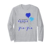 YIA YIA Abuela Griega Mi Gente Favorita me Llama YIA YIA Manga Larga