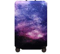 YianBestja Bestja Elástico Funda Protectora de Maleta Luggage Protective Cover, Lavabile Viaje Equipaje Cubierta Carretilla Caso Protectora Cubierta Cabe 18-32 Pulgadas Equipaje (Nebulosa, L)