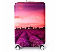 YianBestja Bestja Elástico Funda Protectora de Maleta Luggage Protective Cover, Lavabile Viaje Equipaje Cubierta Carretilla Caso Protectora Cubierta Cabe 18-32 Pulgadas Equipaje (Provenza, L)