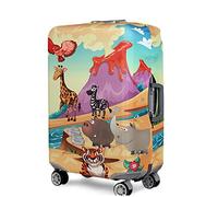 YianBestja Elástico Funda Protectora de Maleta Luggage Protective Cover, Viaje Equipaje Cubierta Carretilla Protectora Cubierta (Animal World, S (Equipaje de 18-21 Pulgadas))