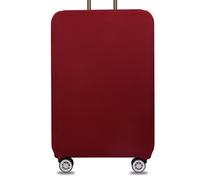 YianBestja Monocromático Elástico Funda Protectora de Maleta Cubierta de Equipaje de Viaje Maleta Funda Protectora Cabe 18-32 Pulgadas Equipaje (Vino, L)