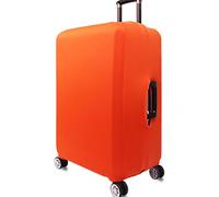 YianBestja Monocromático Elástico Funda Protectora de Maleta Cubierta de Equipaje de Viaje Maleta Funda Protectora Cabe 18-32 Pulgadas Equipaje (Orange, L)