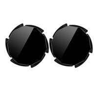 YIANERM Disco de Montaje de Tablero Adhesivos para el salpicadero, Disco de Montaje Adhesivo Kits de Reemplazo para Sat Nav/GPS/Montaje/Soportes de teléfono móvil con Ventosa (2 Pcs,80MM) (Negro)