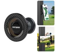 YIANERM Porta para Teléfono Móvil de Carrito de Golf,Soporte de teléfono Magnético para Carrito de Golf,Soporte de Teléfono Magnético para Accesorio Portátil para Gimnasio en Casa (Negro)