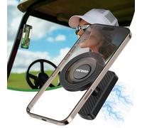 YIANERM Porta para Teléfono Móvil de Carrito de Golf,Soporte Magnético para Teléfono para Gimnasio Soporte Magnético para Móvil en Carrito de Golf,Accesorios para Gym para Smartphones (Negro)