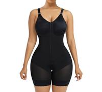 YIANNA Faja Colombiana Reductora Mujer Body Reductor Abdomen Postparto Moldeador Fajas Reductoras Shapewear Postquirurgica Pantalon Negro M 7283