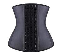 YIANNA Faja Reductora Mujer Cinturilla Colombiana Waist Trainer Corset Reductor Abdomen Body Shaper Moldeadora Post Liposuccion Corsé Negro M 11788