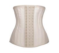YIANNA Faja Reductora Mujer Corset Reductor Cinturilla Moldeadora Fajas Colombianas Reductoras de Abdomen y Cintura con 25 Hueso Beige 1210 M