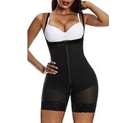 YIANNA Fajas Colombianas Reductoras Mujer Abdomen Moldeador Invisible Body Reductor Shapewear Bodysuit Postparto Faja Reductora Colombiana Negro S 7257