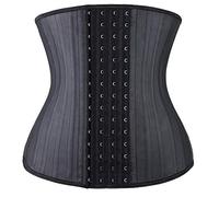 YIANNA Fajas Reductoras Mujer Colombianas Cinturilla Reductor Waist Trainer Corset Abdominal Moldeador Deportiva Body Faja Reductora Cincher Negro S 11787