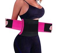 YIANNA Mujer Faja Reductora Abdominal Cinturón Lumbar Fajas Reductoras Abdomen Adjustable para Deporte Fitness Rosa , 8003 Size M