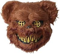 Yi'antai Máscara de Oso Sangriento, Máscara de Halloween de Terror, Máscaras de Oso para Halloween, Máscara de Oso de Peluche, Máscara Espeluznante de Halloween