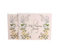 Yianyal Agenda De Embarazo | Libro De Diario De Embarazo Para Mamás Esperadas,Diario De Tapa Dura Para Las Etapas Fundamentales Álbum De Scrapbook Anuncios Para Padres Para Mujeres Shower Y