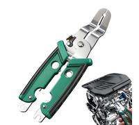 Yianyal Alicates para clip de coche, herramienta ergonómica de precisión en forma de V para desmontaje, pinzas para quitar clips de fijación de coche, para principiantes, vehículos, interior y