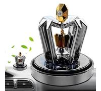 Yianyal Ambientadores automotrices, adornos de corona para aromaterapia giratoria, fragancia de larga duración, decoración interior de automóviles para caravanas, coches, SUV, camiones