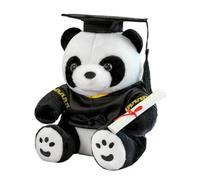 Yianyal Animal de peluche Panda, graduación Panda Bear - Juguetes de peluche de muñecas lindas, Kids Toys Class of 2025 Decoration, Soft Doll Party Favors for Elementary High School & College