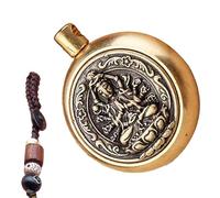 Yianyal Brass Key Ring Luck Charm, Lucky Rope Key Chain Colgante | chino vintage - Decoración de bolsas de colgante de coche, Guanyin Mil Brazo, Se référer au descriptif