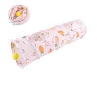 Yianyal Bunny Tunnel, Bunny Túnels para Conejos,Pequeños Tubos de Ejercicio para Mascotas - de Juguete Plegable Tubo Interactivo para Conejos Corteza