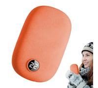 Yianyal Calentador de manos digital, calentador de manos recargable | Calentador de manos Power Bank Calentador de manos portátil liso, calentadores de manos eléctricos para amigos, familias