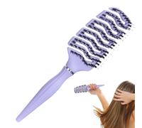 Yianyal Cepillo de entrenamiento para el cabello, peine con cola puntiaguda de precisión para peinado, cepillos suaves y flexibles para salón y uso doméstico