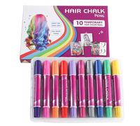Yianyal Color Temporal para Cabello - Plumones De Coloración Capilar De 10 Colores - Marcadores Lavables, Divertidas, Para Niñas Adolescentes Y Adultas
