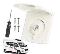 Yianyal - Conexión de repuesto para entrada de agua de autocaravana, conexión de llenado impermeable para, accesorios de modificación para alimentación de agua dulce y mantenimiento