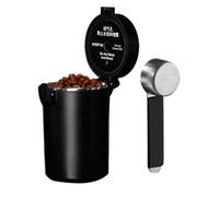 Yianyal Contenedor para café - Recipiente hermético con indicador de humedad y seguimiento de fecha, café con medidor | para arroz, té, azúcar, cereales, harina y legumbres