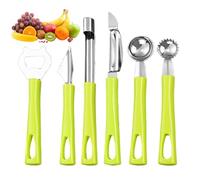 Yianyal Cucharada de baller de frutas, cucharada de bala de sandía - Remover de núcleo versátil de cocina | Herramienta portátil para corazones pelador de viaje para restaurante, picnic, camping