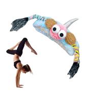 Yianyal Diadema de lavado facial, diademas divertidas - Banda de pelo de peluche divertida de dibujos animados para mujeres | Diademas de para el cuidado de la piel, lavado facial y maquillaje