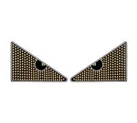 Yianyal Espías de coche, luces de triángulos para automóviles,Luces de espejo retrovisor interactivo Lámpara de ojos de 2 piezas | Luces traseras multifunción para automóviles Pantalla flexible para