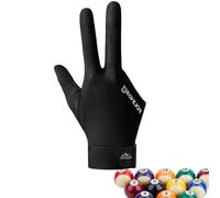 Yianyal Guantes de mano izquierda - Guantes de , de hasta 3 dedos para mano izquierda/derecha, talla universal para tiradores de taco
