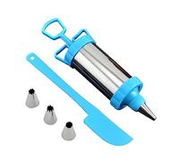 Yianyal Jeringa para decoración de pasteles, kit de inyector de relleno de glaseado de cupcakes, herramientas reutilizables de grado alimenticio, herramientas de decoración de postres de crema de