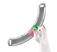 Yianyal Juguete de pista para gatos, juguete interactivo de circuito para gatos, ejercicio físico mental, herramienta de entrenamiento para gatitos, suministros para mascotas para todos los tamaños de
