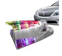 Yianyal Luz de Advertencia de Aleta de tiburón | Lámpara Intermitente LED de energía eólica,Luz de Advertencia LED con Forma de Aleta de tiburón para Motocicletas, automóviles, Camiones y Scooters