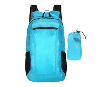 Yianyal Mochila para senderismo, gimnasio, de viaje impermeable, 20 litros, ligera, accesorios al aire libre multiusos para moto, picnic, Lake Blue, riferimento alla descrizione