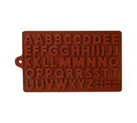 Yianyal - Molde para letras de fondant, moldes de silicona para letras - Moldes de caramelo con letras - Moldes de fondant alfabeto para hacer dulces, gomas, galletas, cubitos de hielo, decoraciones