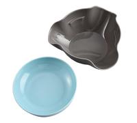 Yianyal para servir bocadillos, tazón de aperitivos de doble capa - Tazones de almacenamiento de aperitivos de platos de nuez - Cuenco de pistacho de doble capa con organizador de cáscaras de