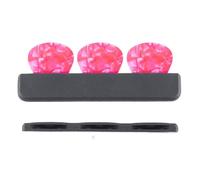 Yianyal Pick-Holder para Guitarra, Pic Guitarra, Contenedor de almacenamiento Plectrums - Caja de almacenamiento eléctrica Guitar Plectrums con 3 opciones fijadas para los jugadores de bajo ukelele