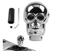 Yianyal Pomo de cambio LED, pomo de cambio con luz, pomo de calavera para coche - Pomo de cambio decorativo, fantásticos pomos de cambio manual para viajes, vida cotidiana,