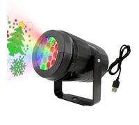 Yianyal Proyector de Navidad - LED Impermeable Para Fiestas,Decoración Exterior Con Proyector De Luces | Para Decoración De Fiestas Interior Jardín Patio Porche Oficina Escenario