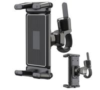 Yianyal Soporte de teléfono para camión, soporte de teléfono móvil para camión, abrazadera de montaje para teléfono en manillar | Soporte de teléfono para camión, pala, carretilla elevadora, cuna