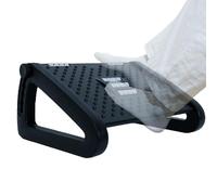 Yianyal Taburete para pies para debajo del escritorio, reposapiés - Taburete para pies con rodillo de masaje y 6 ajustes de altura - Cómodo taburete para pies, reposapiés para el hogar para soporte