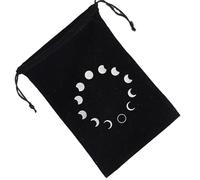 Yianyal Tarot Estuche con cordón, Bolsa de adivinación para Guardar Joyas, Cristales, Cartas de Tarot, Dados, Piedras, a, Refer to, Unisex