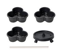 Yianyal Torre de Jardín Vertical | Estante apilable para Exterior, Accesorios de Jardinería con Ruedas Desmontables, Kit de Contenedores de Planta para Balcón Interior y Exterior