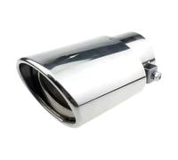 YIBAJIO Cola de Escape Coche para Mini Cooper/One 4-Door 2014-2021 (Upper) Tubo de Escape del Coche Tubo de Escape Punta Modificación del Automóvil,Siver dobl Curve,B