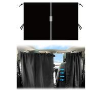 YIBAJIO Cortinas Divisorias de Coche para Privacidad,para VW T6 California 2016-2023 Parasol Separador Desmontable para Ventana Trasera, Protección UV,A
