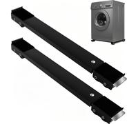Yibang Lavadoras base elevador y pedestal refrigerador (negro)