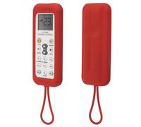 YiBiChin Funda Protectora SÓLO para el Mando a Distancia del Aire Acondicionado K-1028E, Funda Universal para el Mando a Distancia del Aire Acondicionado K-1028E - Rojo