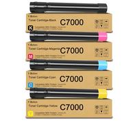 YiBoton Cartucho de tóner VersaLink C7000 de Alto Rendimiento con Chip de Repuesto para Xerox VersaLink C7000 C7000DN C7000N 106R03757-106R03760 (Negro, Cian, Magenta, Amarillo)